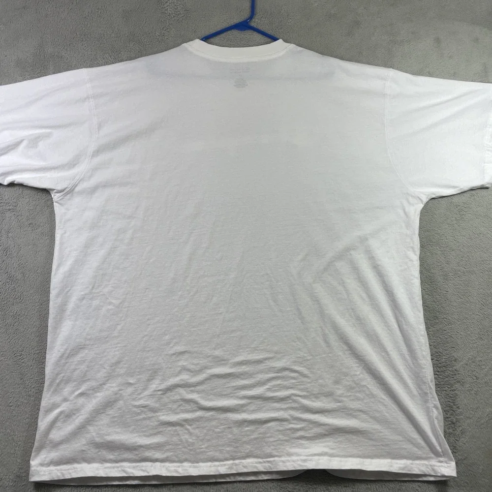 Champion Athletic Wear Shirt Adult 4XL White Spell Out Graphic Tee Short Sleeve - Picture 12 of 13